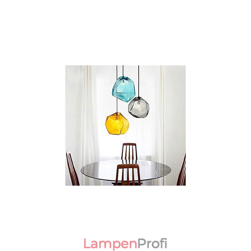 Kreative Eiskristallglas Diamant Anhänger Chromatische Droplight Lampe Licht