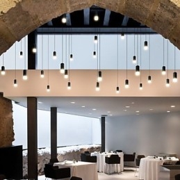 Nordeuropa Kreative kontrahierte und geometrische Liniendesign Pendelleuchte