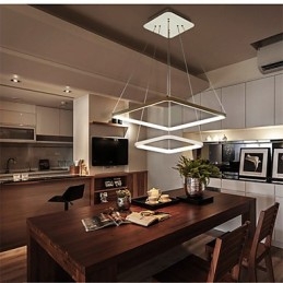 Modernes Design 4 Pendelleuchte Zwei Ringe