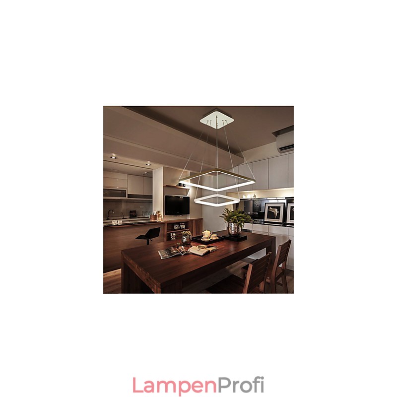 Modernes Design 4 Pendelleuchte Zwei Ringe