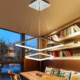 Modernes Design 4 Pendelleuchte Zwei Ringe