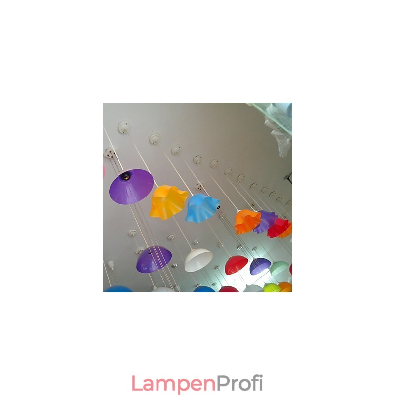 Einkopf-Acryllinie Transparente Kamin-Droplight-Supermarktlampe