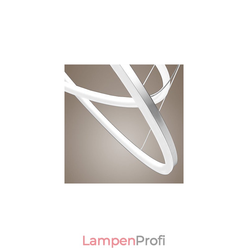 Modernes Design Pendelleuchte 4Hochwertige Acryl Doppelring Fit