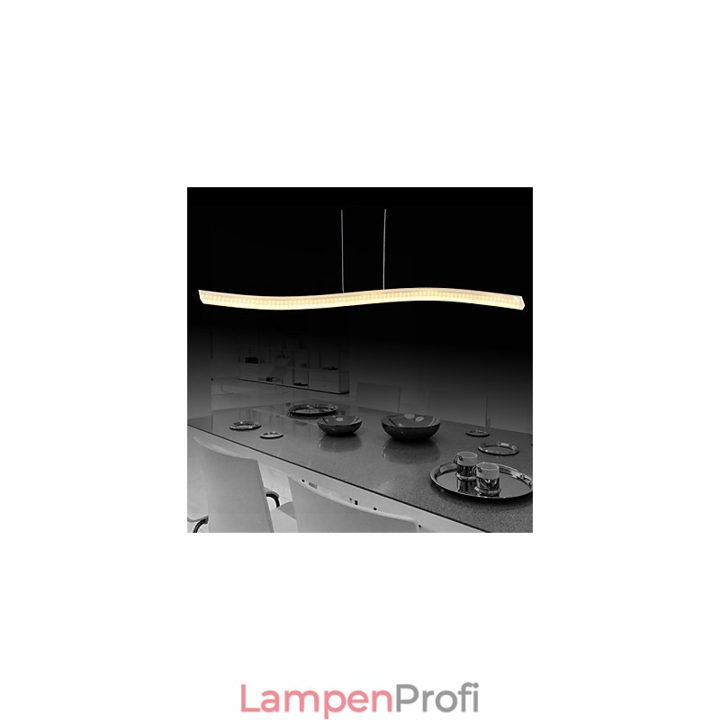 Moderne zeitgenössische Chrom-Pendelleuchte