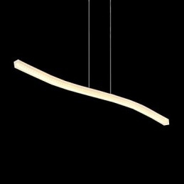 Moderne zeitgenössische Chrom-Pendelleuchte