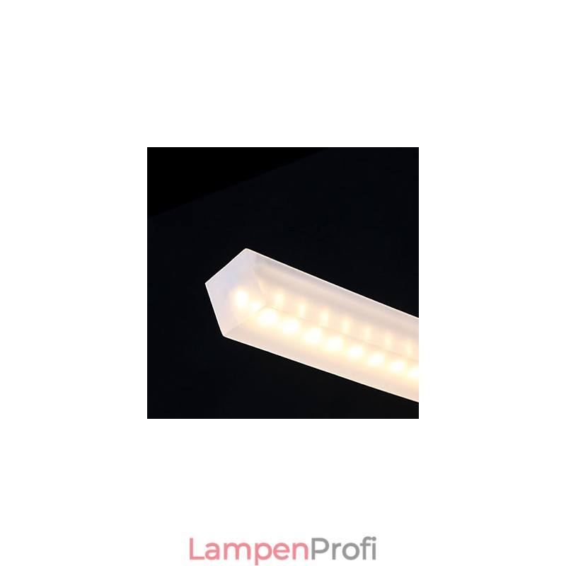 Moderne zeitgenössische Chrom-Pendelleuchte