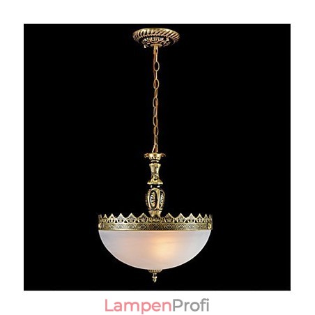 Traditionelle klassische Vintage-Retro-Pendelleuchte aus Bronzemetall