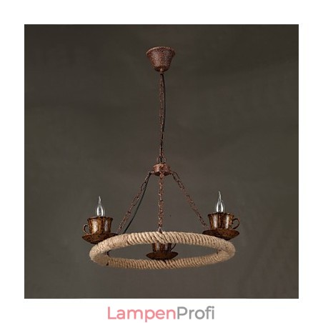 Vintage Country Painting Metall Pendelleuchte Garage