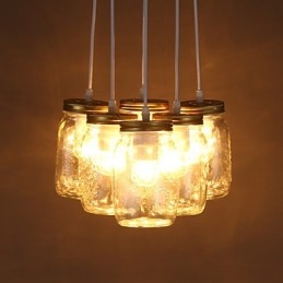 Kreative Wishing Bottle Glas süße Kinder drei Droplight Lampe