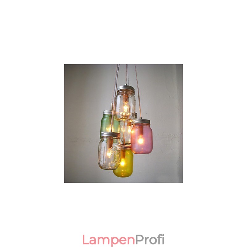 Kreative Wishing Bottle Glas süße Kinder drei Droplight Lampe