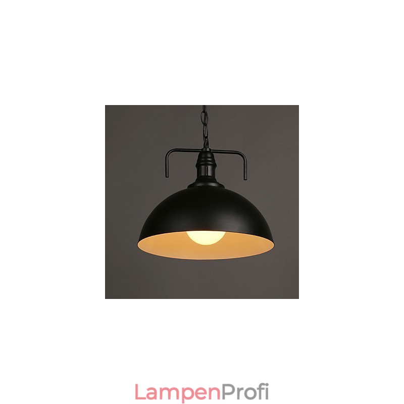 Nordic American Country Industrial Semicircle Fashion Schmiedeeisen Single Head Droplight