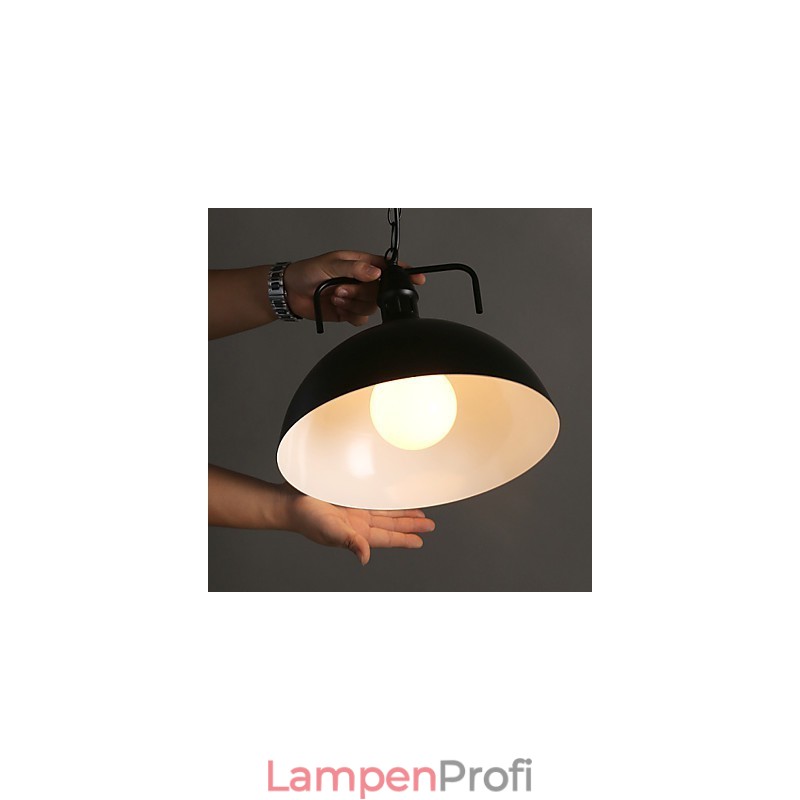 Nordic American Country Industrial Semicircle Fashion Schmiedeeisen Single Head Droplight