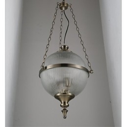 Eisen Bronze Kronleuchter Lampe Glas