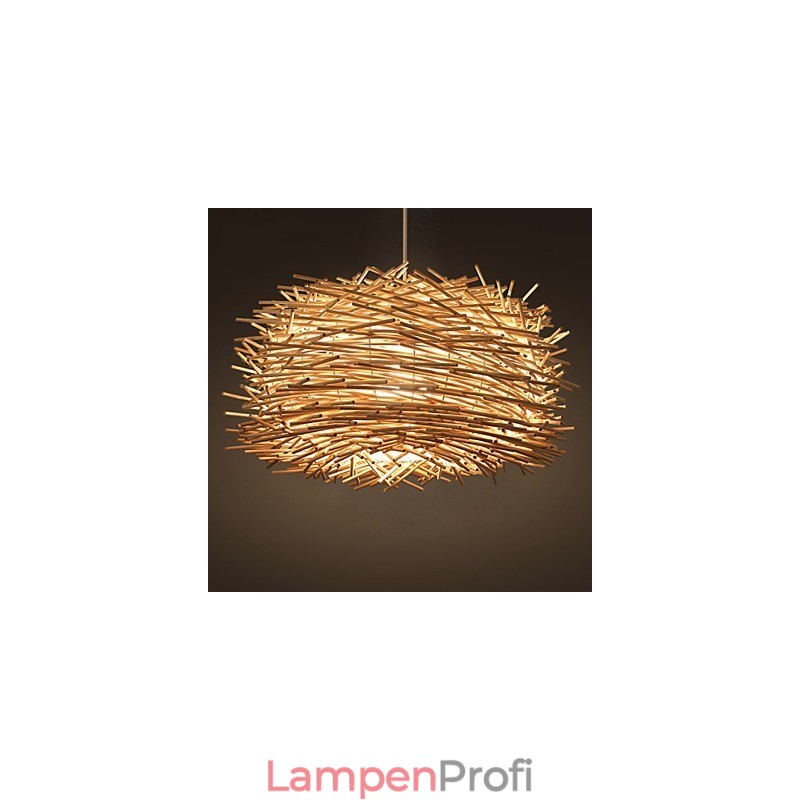 Europäischer und amerikanischer Kronleuchter aus dichtem Rattan