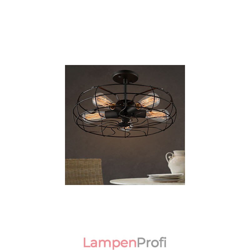 Die amerikanische Country Industrial Designer Lampe personalisierte Lampe europäischen Retro Fan Deckenleuchten
