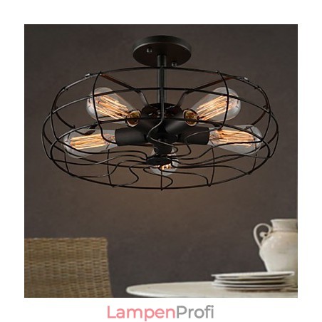 Die amerikanische Country Industrial Designer Lampe personalisierte Lampe europäischen Retro Fan Deckenleuchten