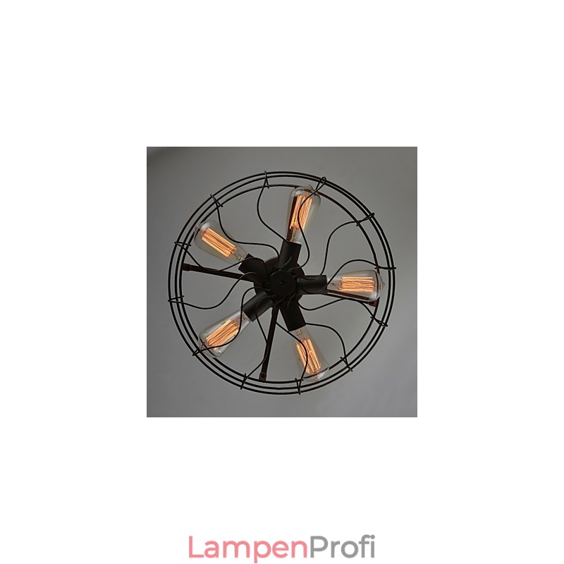 Die amerikanische Country Industrial Designer Lampe personalisierte Lampe europäischen Retro Fan Deckenleuchten