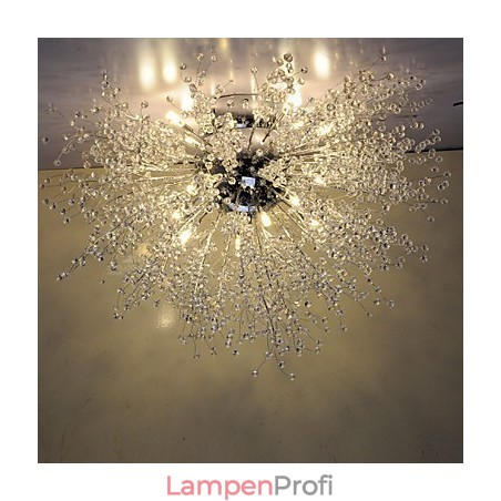 G4 Mitated Kristall Lampe Pendelleuchte Edelstahl Dia 90CM G4 Mitated Kristall Lampe Pendelleuchte Edelstahl Dia 90CM