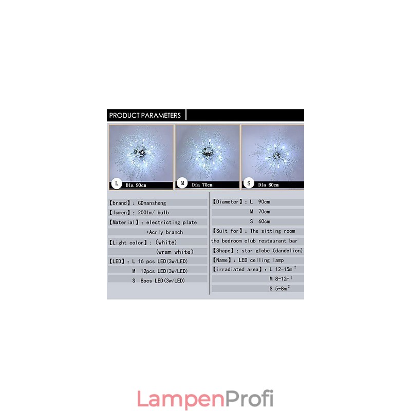 G4 Mitated Kristall Lampe Pendelleuchte Edelstahl Dia 90CM