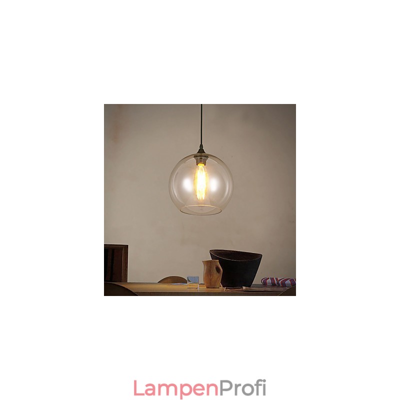 Amerikanischen Kreative Nordic Vertraglich Ländlichen Glas Ball Single Head Droplight Lanp