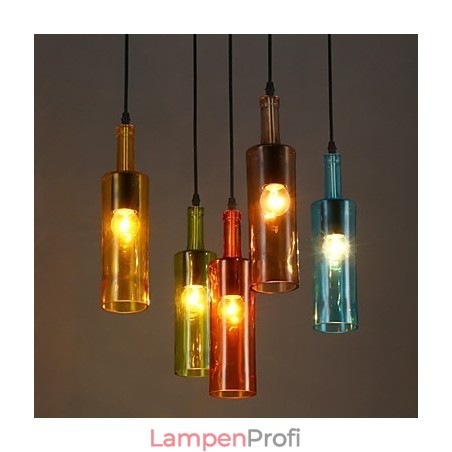 Diffuse Lichtfarbe Wiederherstellung der alten Weisen Flasche Droplight Pendelleuchte