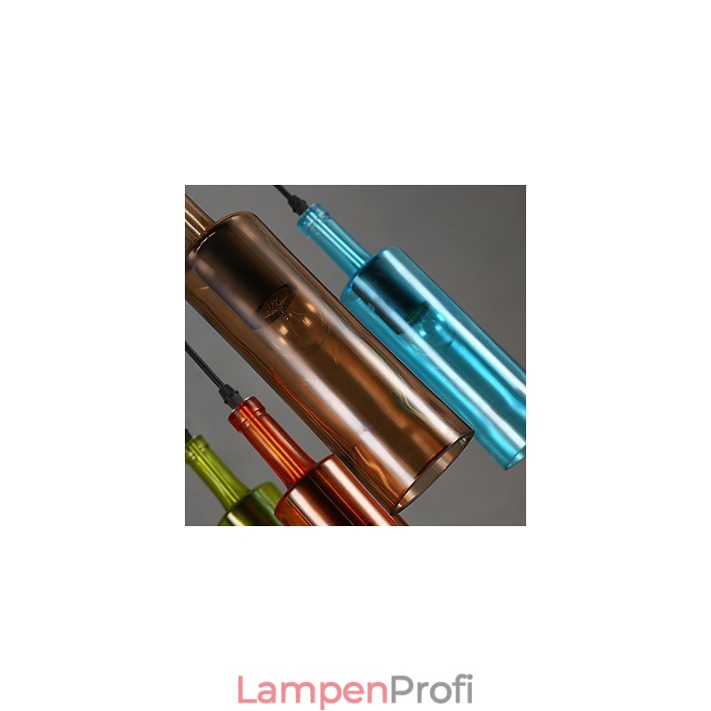 Diffuse Lichtfarbe Wiederherstellung der alten Weisen Flasche Droplight Pendelleuchte