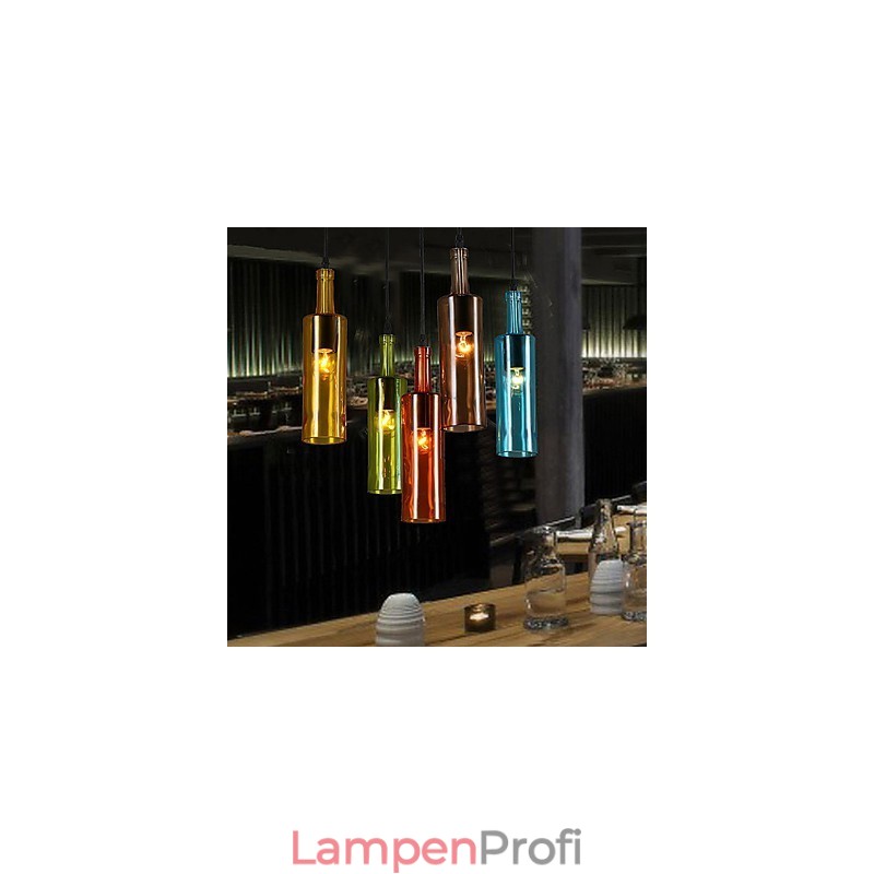 Diffuse Lichtfarbe Wiederherstellung der alten Weisen Flasche Droplight Pendelleuchte