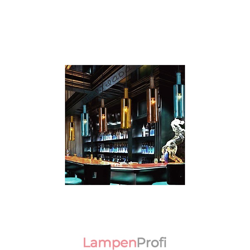 Diffuse Lichtfarbe Wiederherstellung der alten Weisen Flasche Droplight Pendelleuchte