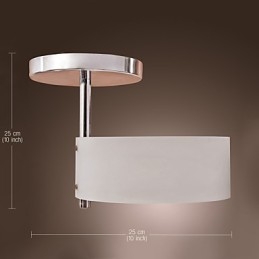 Moderne zeitgenössische Mini-Stil Chrom Metall Kronleuchter Unterputz Garage