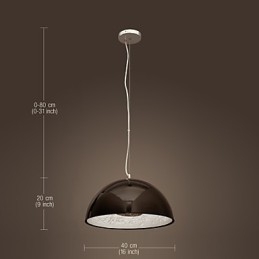 Moderne zeitgenössische Pendelleuchte im Mini-Stil mit Gemälde