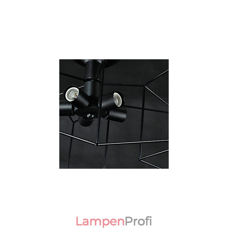 3W Vintage Country Painting Metall Pendelleuchte Garage