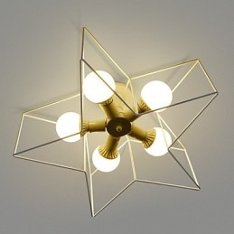 3W Vintage Country Painting Metall Pendelleuchte Garage