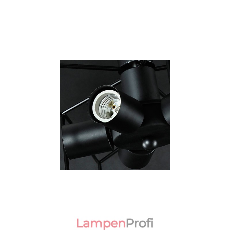 3W Vintage Country Painting Metall Pendelleuchte Garage