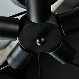 3W Vintage Country Painting Metall Pendelleuchte Garage