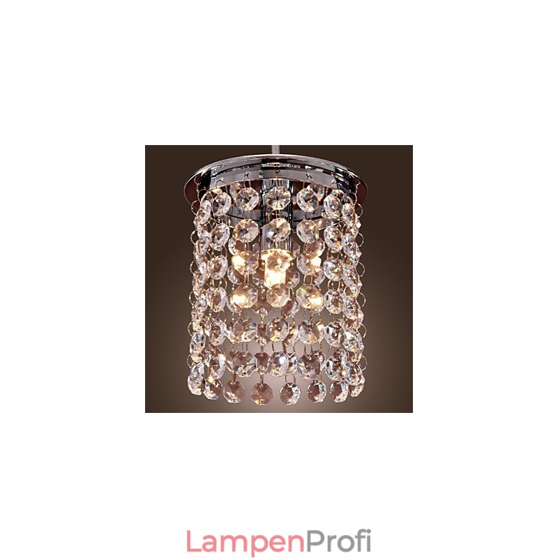 Moderne, zeitgenössische Pendelleuchte im Mini-Stil aus galvanisiertem Kristall