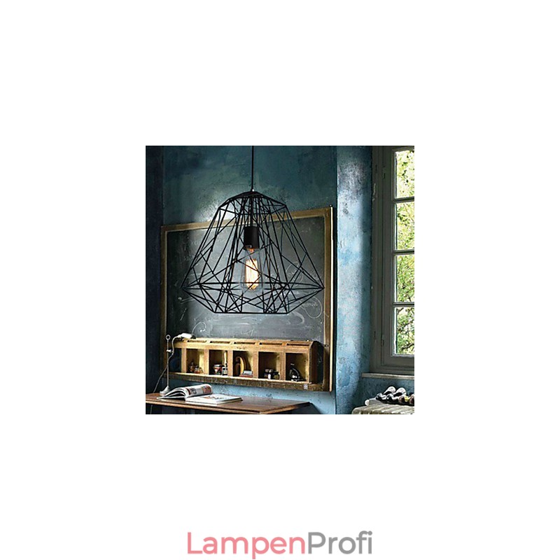 Vintage Retro Malerei Metall Pendelleuchte Garage