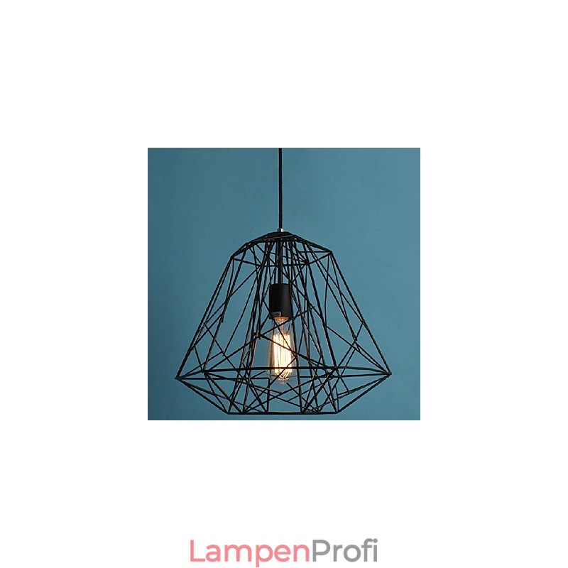 Vintage Retro Malerei Metall Pendelleuchte Garage