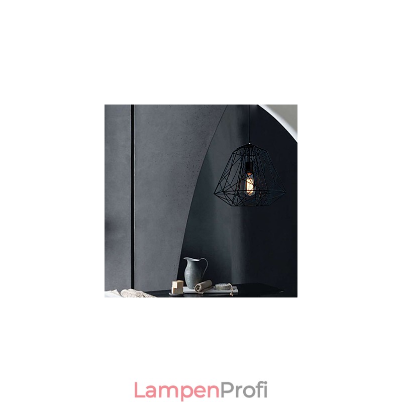 Vintage Retro Malerei Metall Pendelleuchte Garage