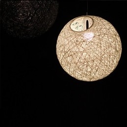 Zeitgenössische und vertraglich vereinbarte sphärische Cany Art Lampe Hanf Ball Pendelleuchte