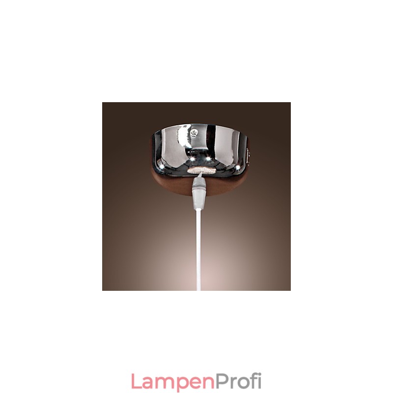 Moderne zeitgenössische Pendelleuchte im Mini-Globus-Stil aus Chrom