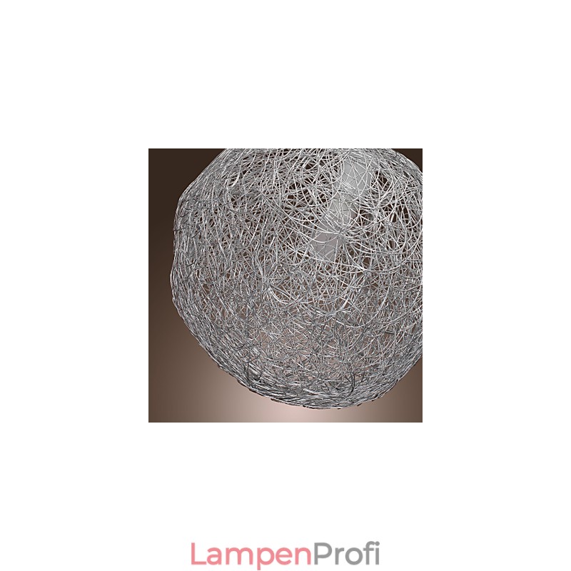 Moderne zeitgenössische Pendelleuchte im Mini-Globus-Stil aus Chrom