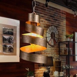 Retro Eisenlampe Moderner minimalistischer Kronleuchter im Industriestil
