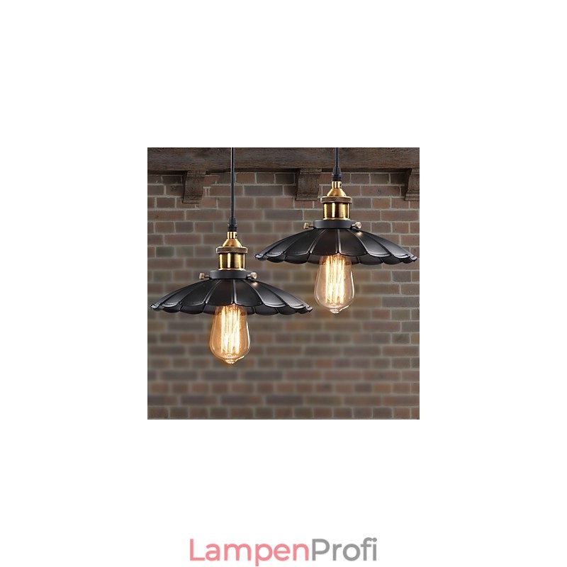 Retro-Klassiker im europäischen Stil Pendelleuchte Metall Art Droplight