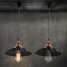 Retro-Klassiker im europäischen Stil Pendelleuchte Metall Art Droplight