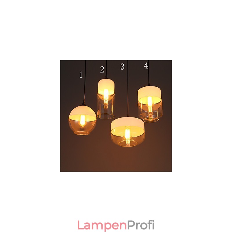 Die Kunst-Kronleuchterlampe aus Schmiedeeisen und Glas von The Nordic Creative Stair Shop