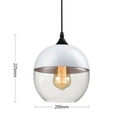 Die Kunst-Kronleuchterlampe aus Schmiedeeisen und Glas von The Nordic Creative Stair Shop