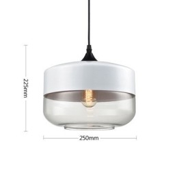 Die Kunst-Kronleuchterlampe aus Schmiedeeisen und Glas von The Nordic Creative Stair Shop