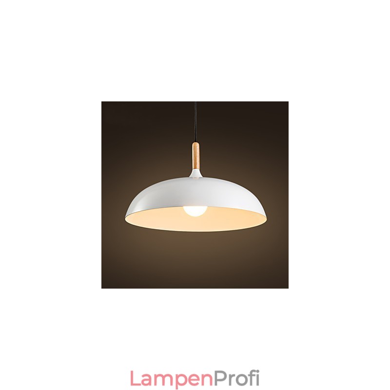 Retro Pendelleuchte Malerei Holz + Metall Cafe Pendelleuchten