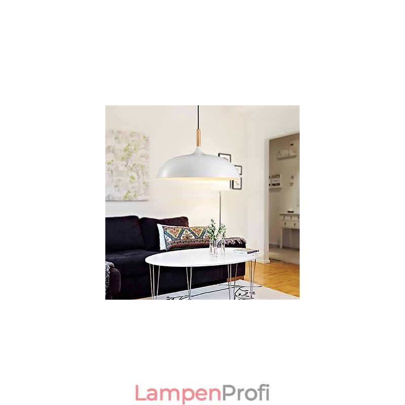 Retro Pendelleuchte Malerei Holz + Metall Cafe Pendelleuchten