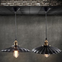 Retro-Klassiker im europäischen Stil Pendelleuchte Metall Art Droplight